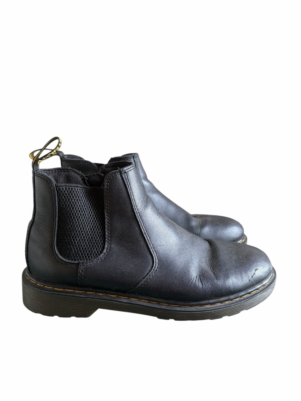 Dr. Martens 2976 Chelsea Boots black, iconic yellow stitching -7
